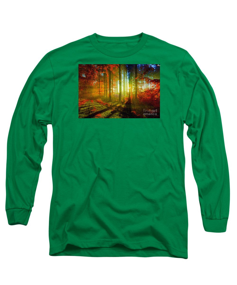 Long Sleeve T-Shirt - Abstract Landscape 0745