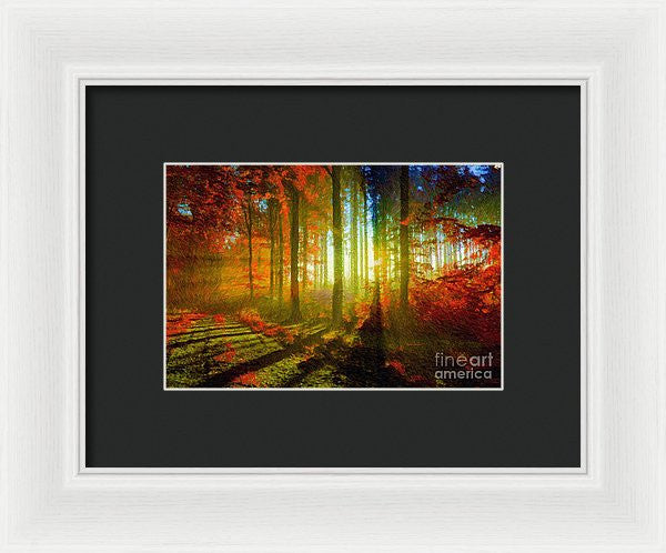 Framed Print - Abstract Landscape 0745