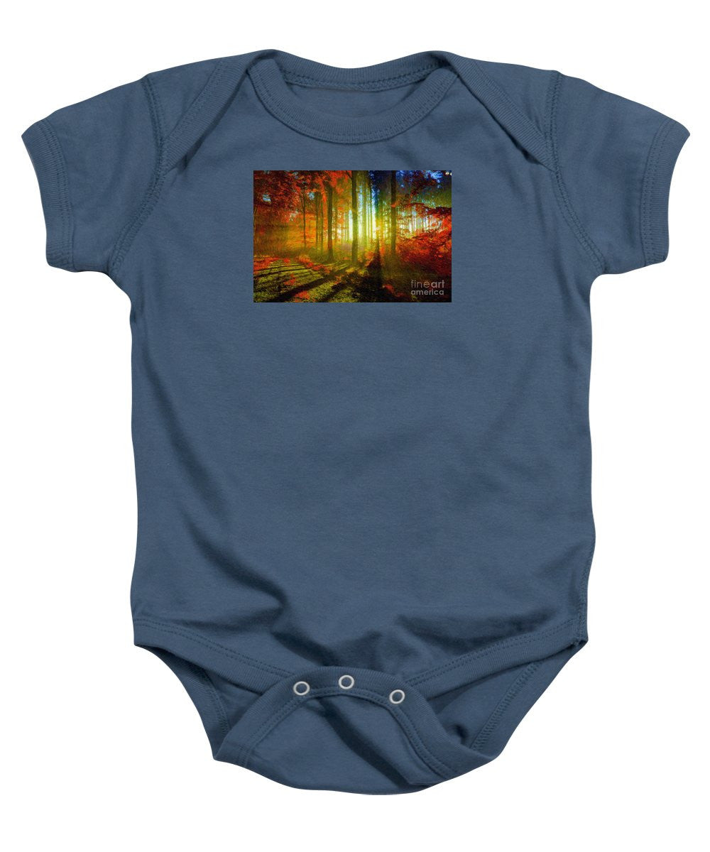 Baby Onesie - Abstract Landscape 0745