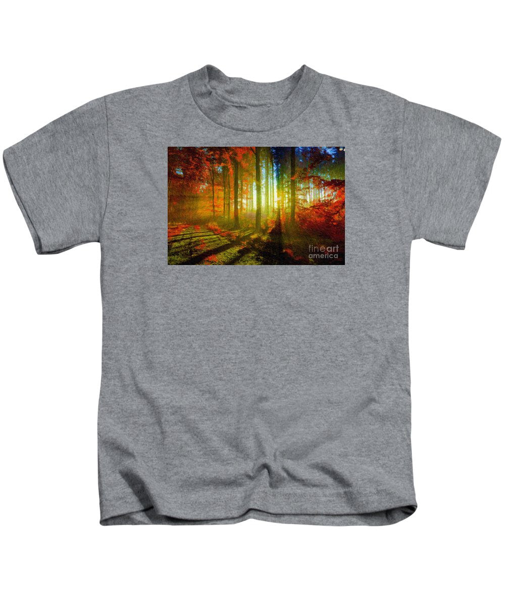 Kids T-Shirt - Abstract Landscape 0745