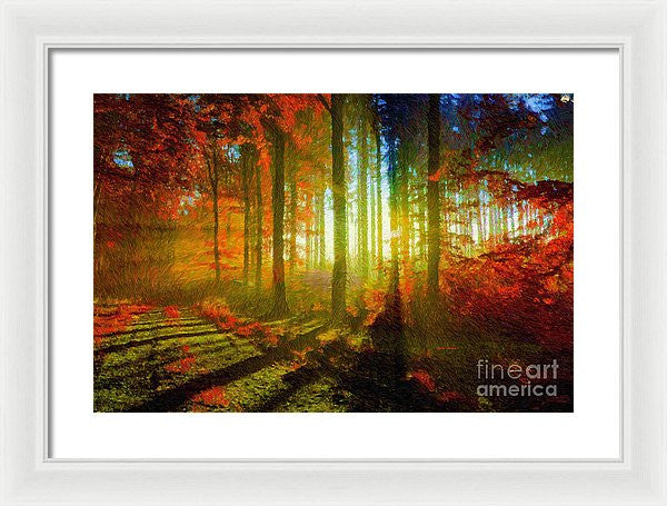 Framed Print - Abstract Landscape 0745