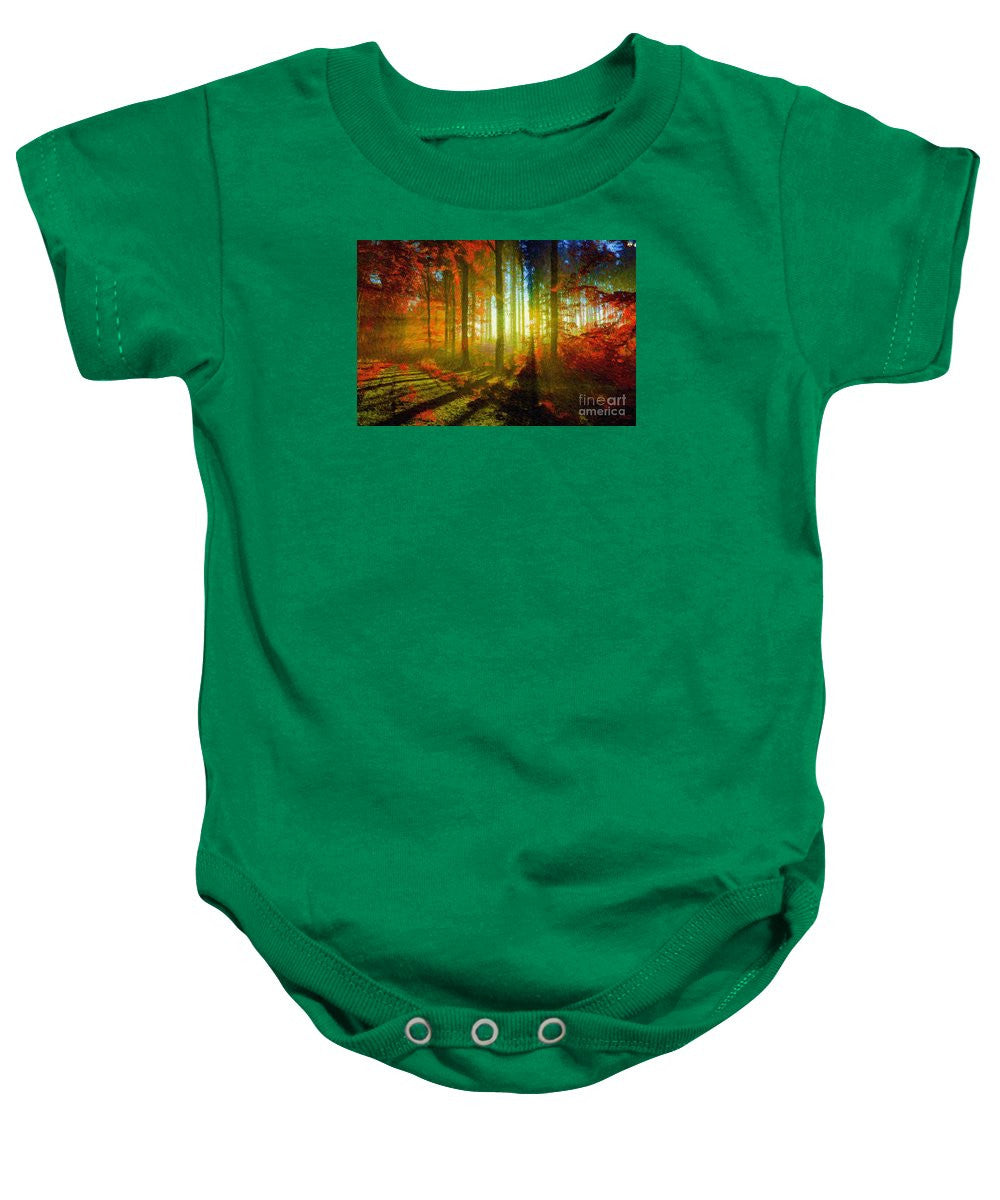 Baby Onesie - Abstract Landscape 0745