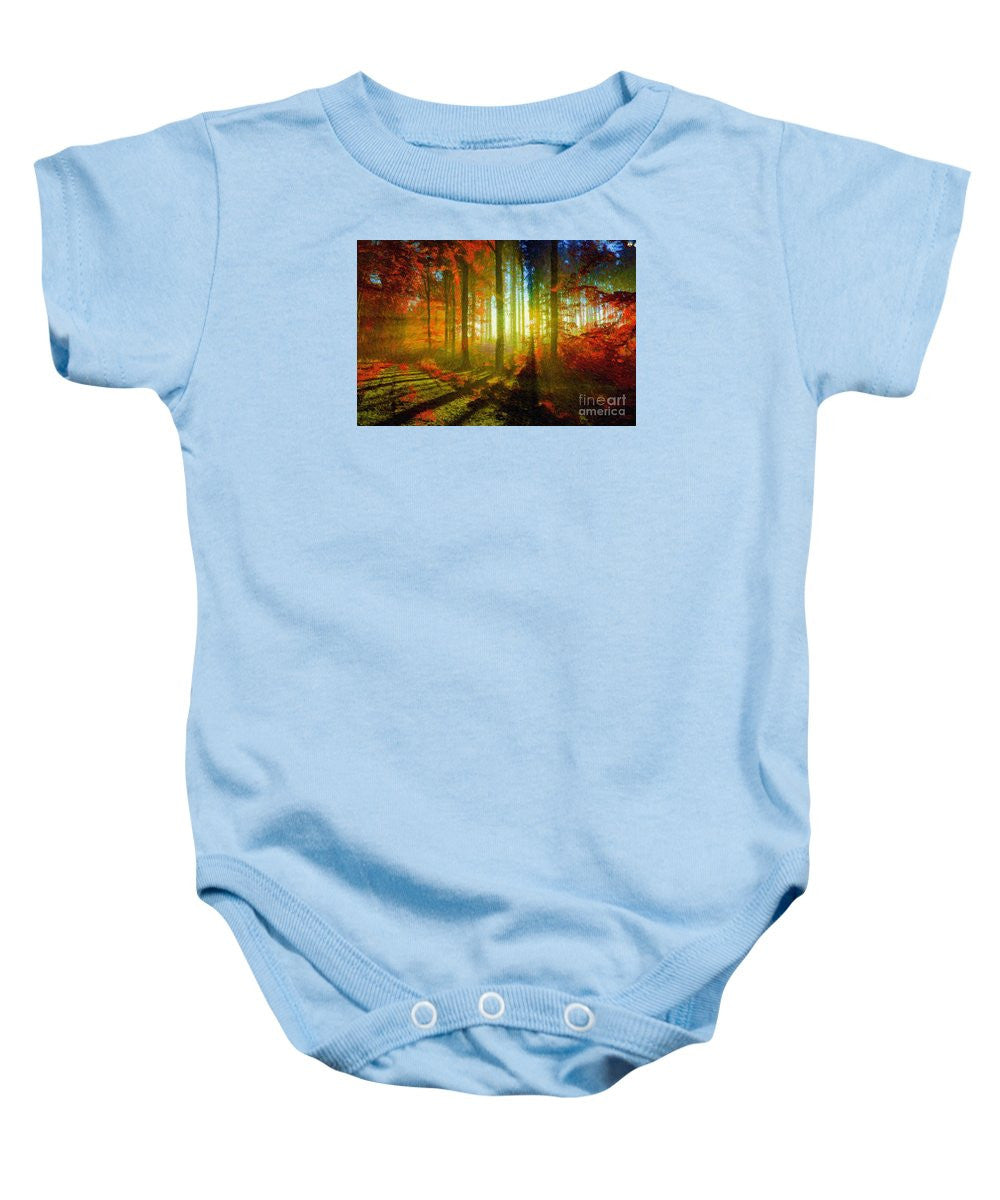 Baby Onesie - Abstract Landscape 0745