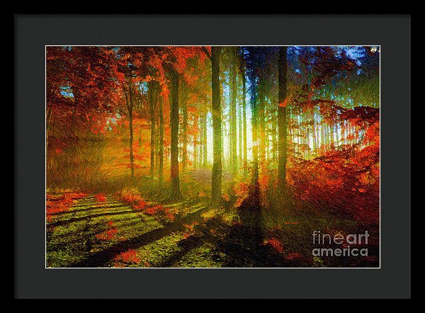 Framed Print - Abstract Landscape 0745