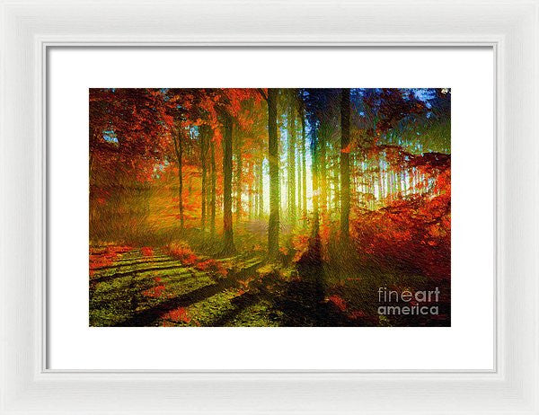 Framed Print - Abstract Landscape 0745