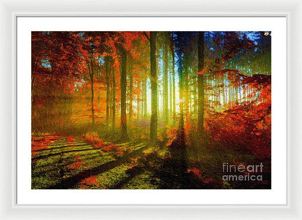 Framed Print - Abstract Landscape 0745