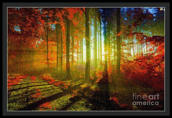 Framed Print - Abstract Landscape 0745