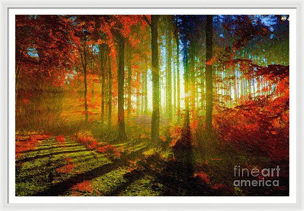 Framed Print - Abstract Landscape 0745