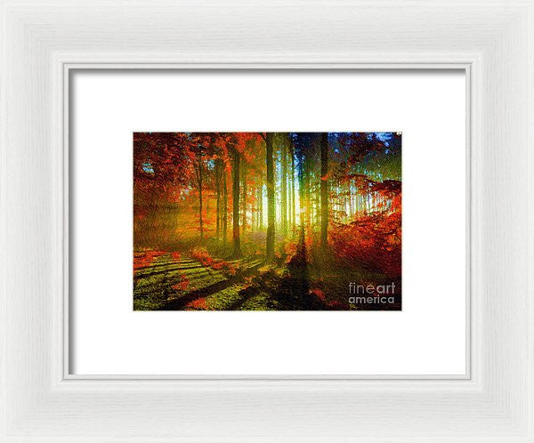 Framed Print - Abstract Landscape 0745