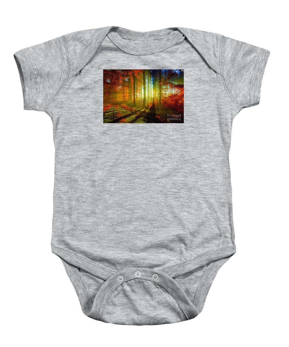 Baby Onesie - Abstract Landscape 0745