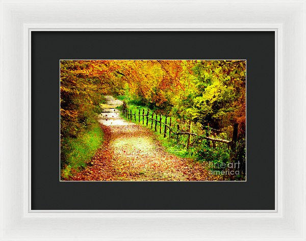 Framed Print - Abstract Landscape 0746