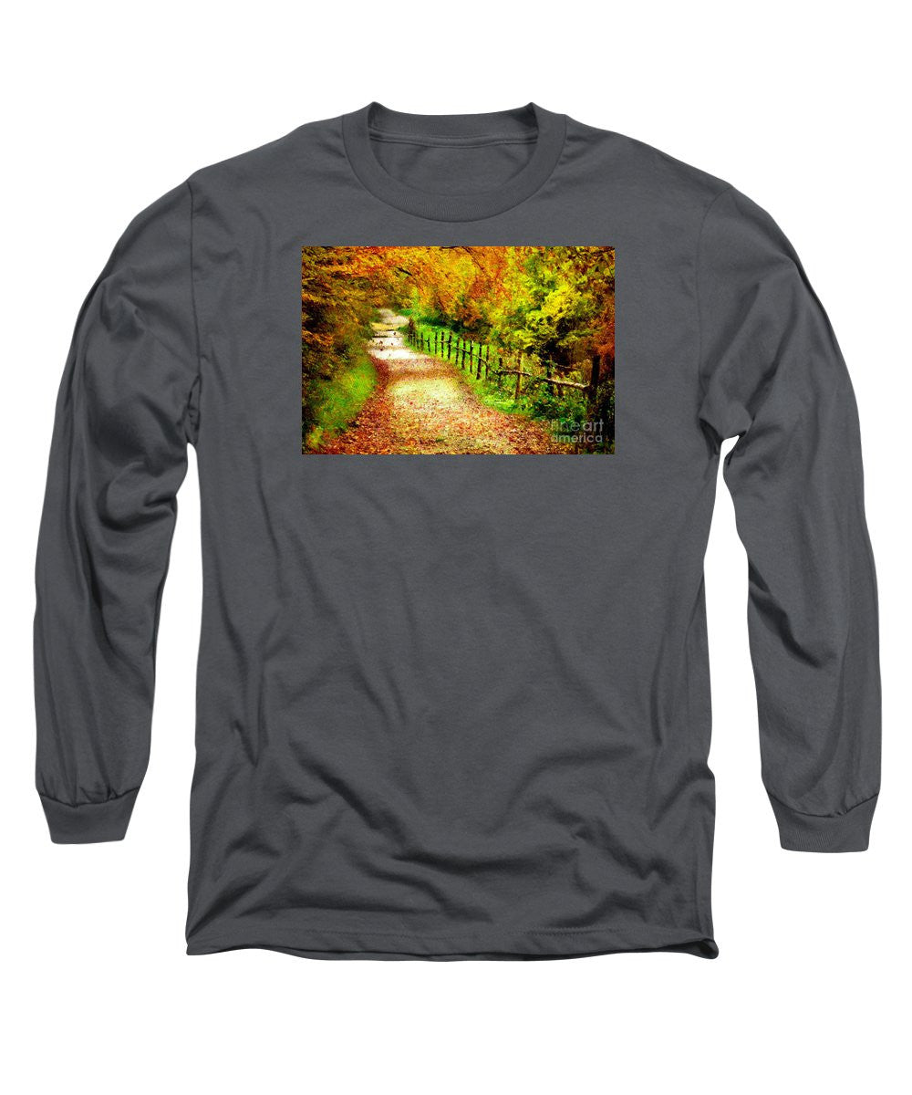 Long Sleeve T-Shirt - Abstract Landscape 0746