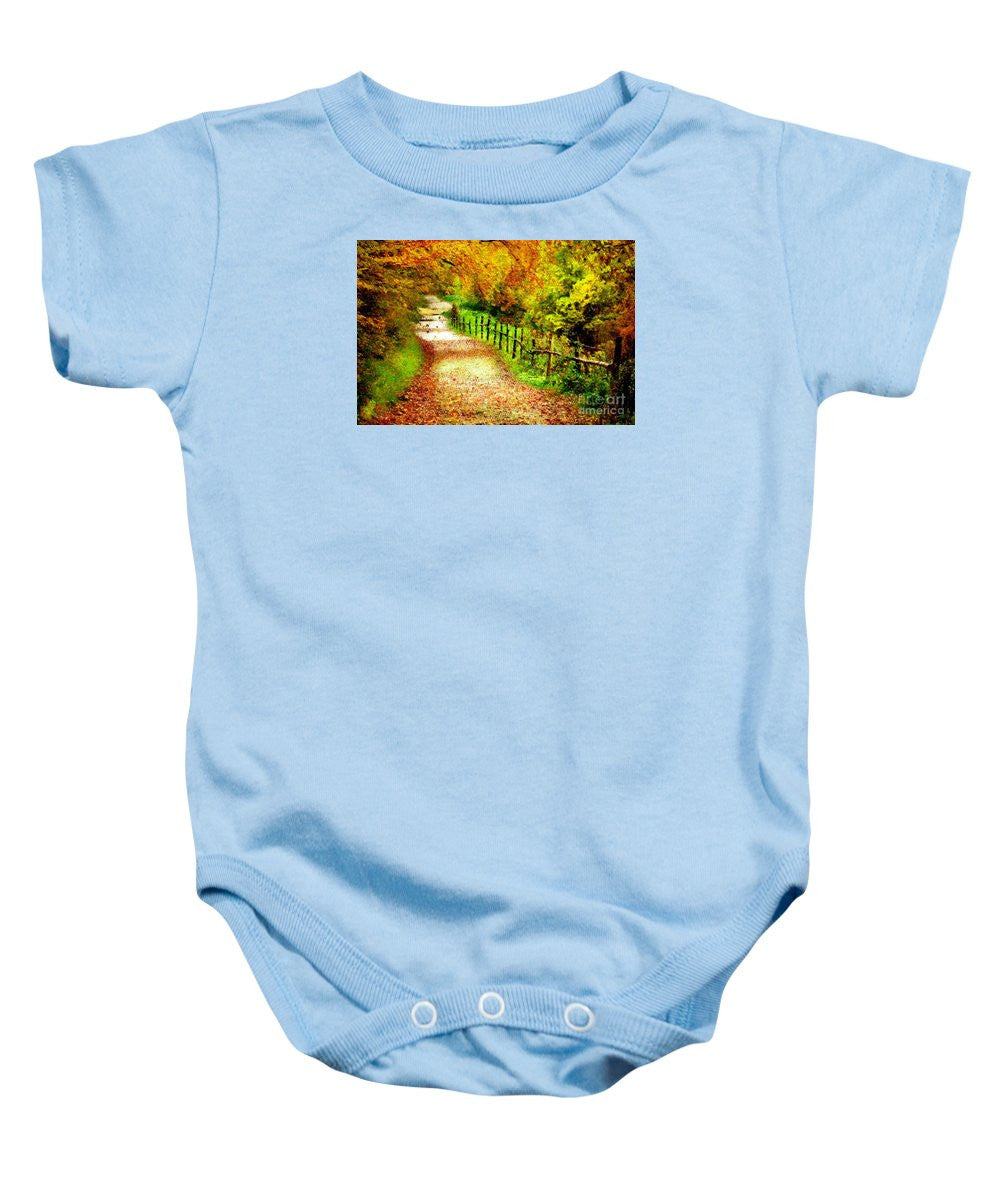 Baby Onesie - Abstract Landscape 0746