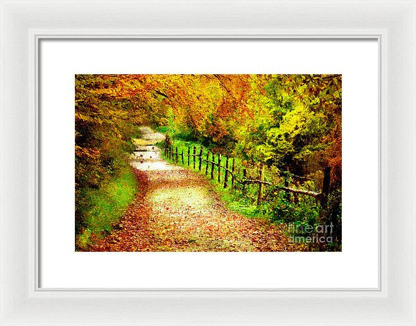 Framed Print - Abstract Landscape 0746