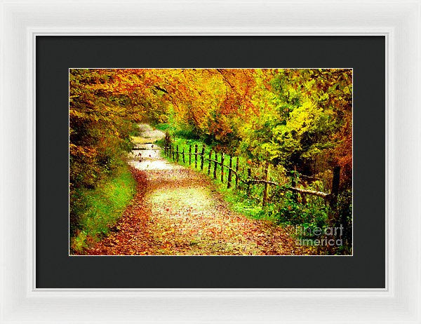 Framed Print - Abstract Landscape 0746