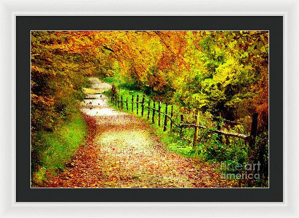 Framed Print - Abstract Landscape 0746