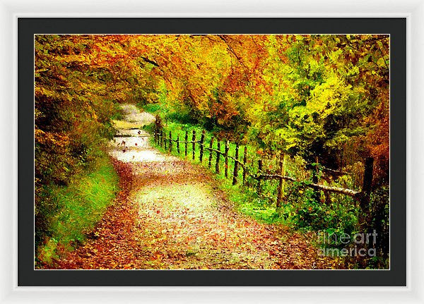 Framed Print - Abstract Landscape 0746