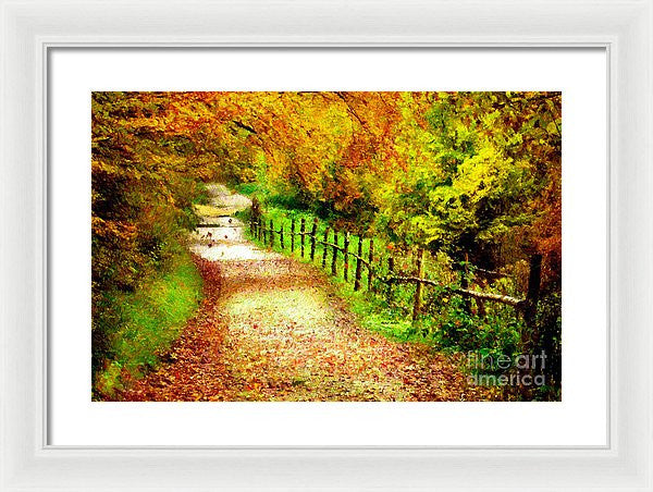 Framed Print - Abstract Landscape 0746