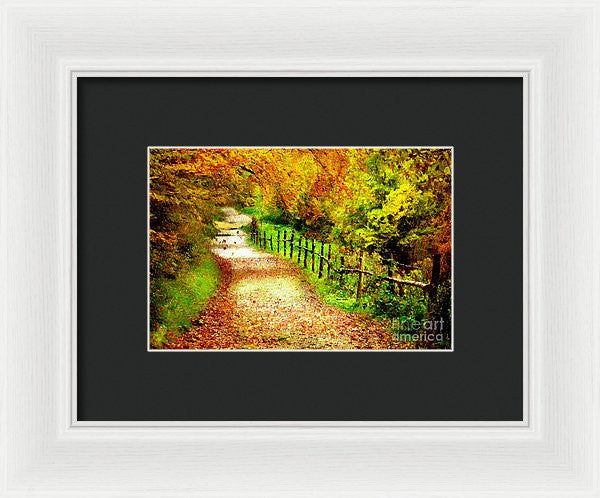 Framed Print - Abstract Landscape 0746