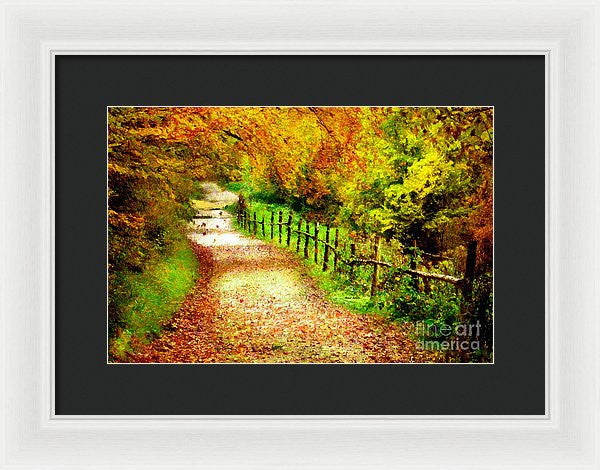 Framed Print - Abstract Landscape 0746