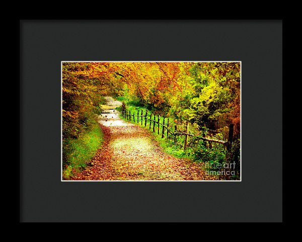 Framed Print - Abstract Landscape 0746