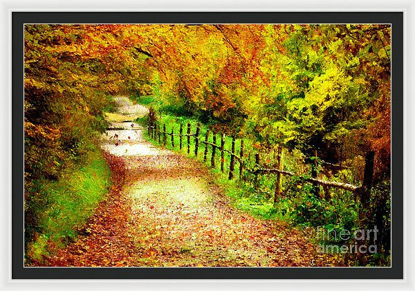 Framed Print - Abstract Landscape 0746