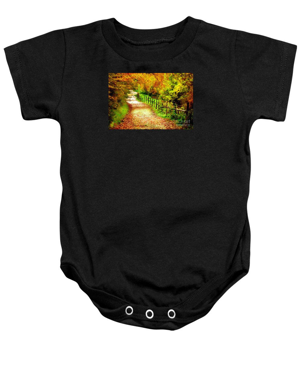 Baby Onesie - Abstract Landscape 0746