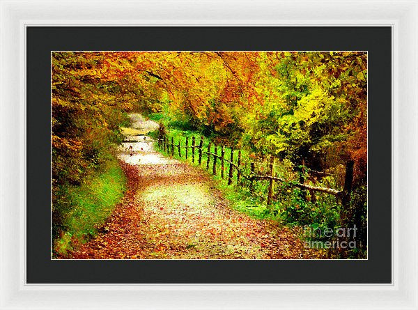 Framed Print - Abstract Landscape 0746