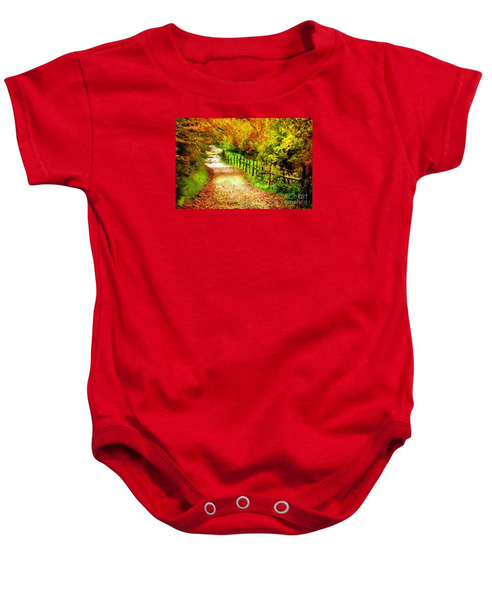 Baby Onesie - Abstract Landscape 0746