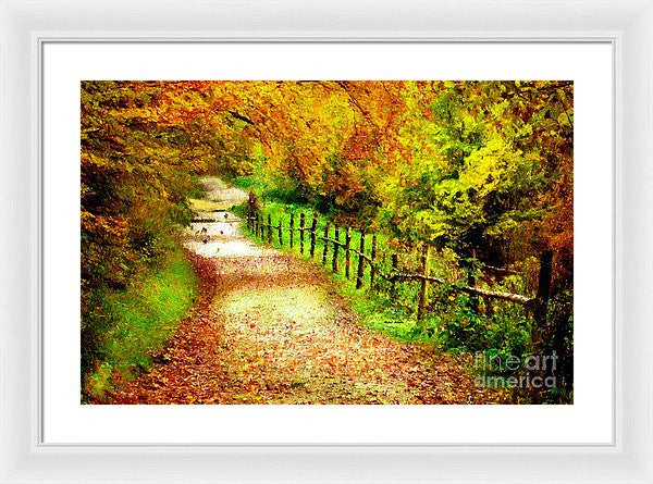 Framed Print - Abstract Landscape 0746