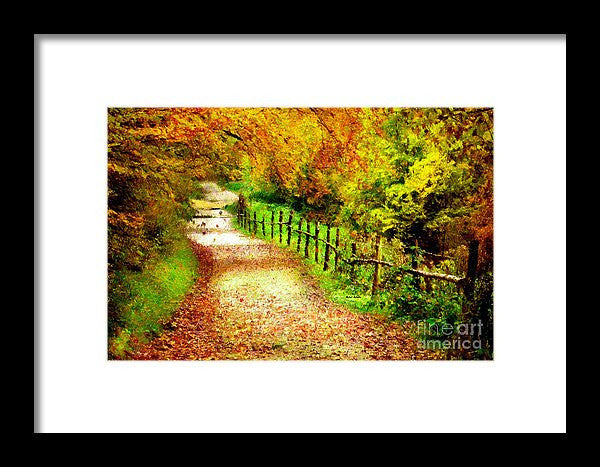 Framed Print - Abstract Landscape 0746