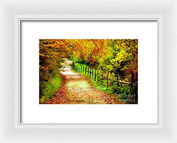 Framed Print - Abstract Landscape 0746