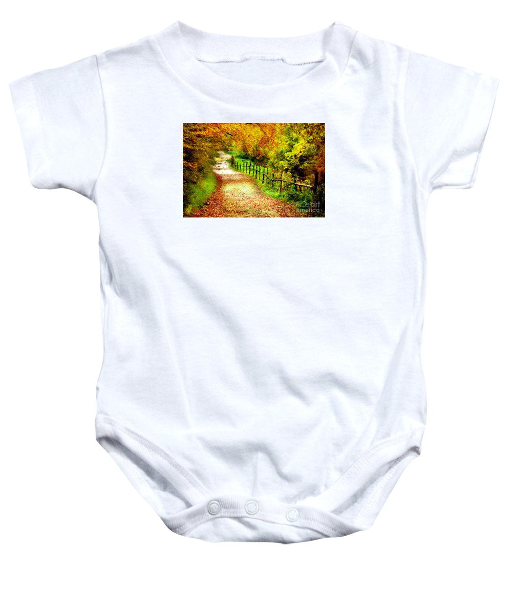 Baby Onesie - Abstract Landscape 0746