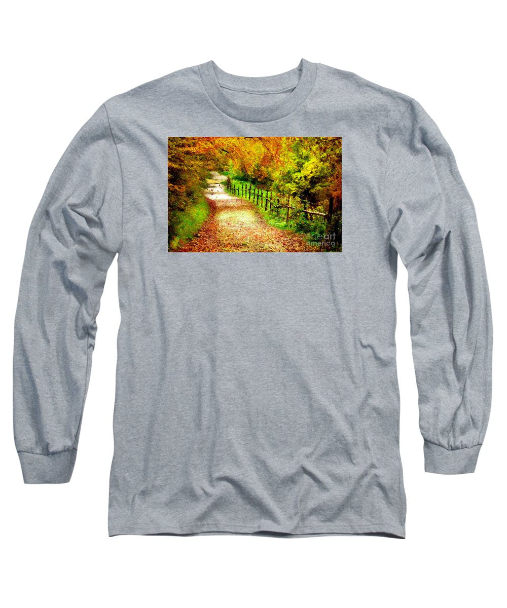 Long Sleeve T-Shirt - Abstract Landscape 0746