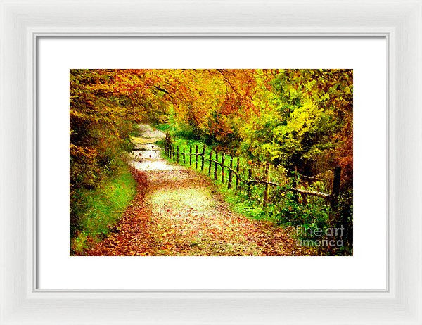 Framed Print - Abstract Landscape 0746