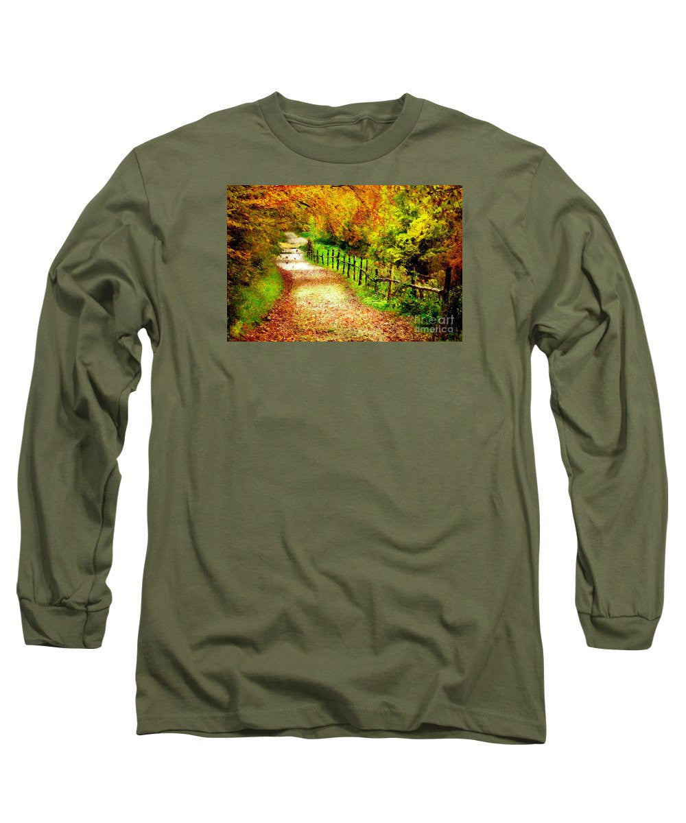 Long Sleeve T-Shirt - Abstract Landscape 0746