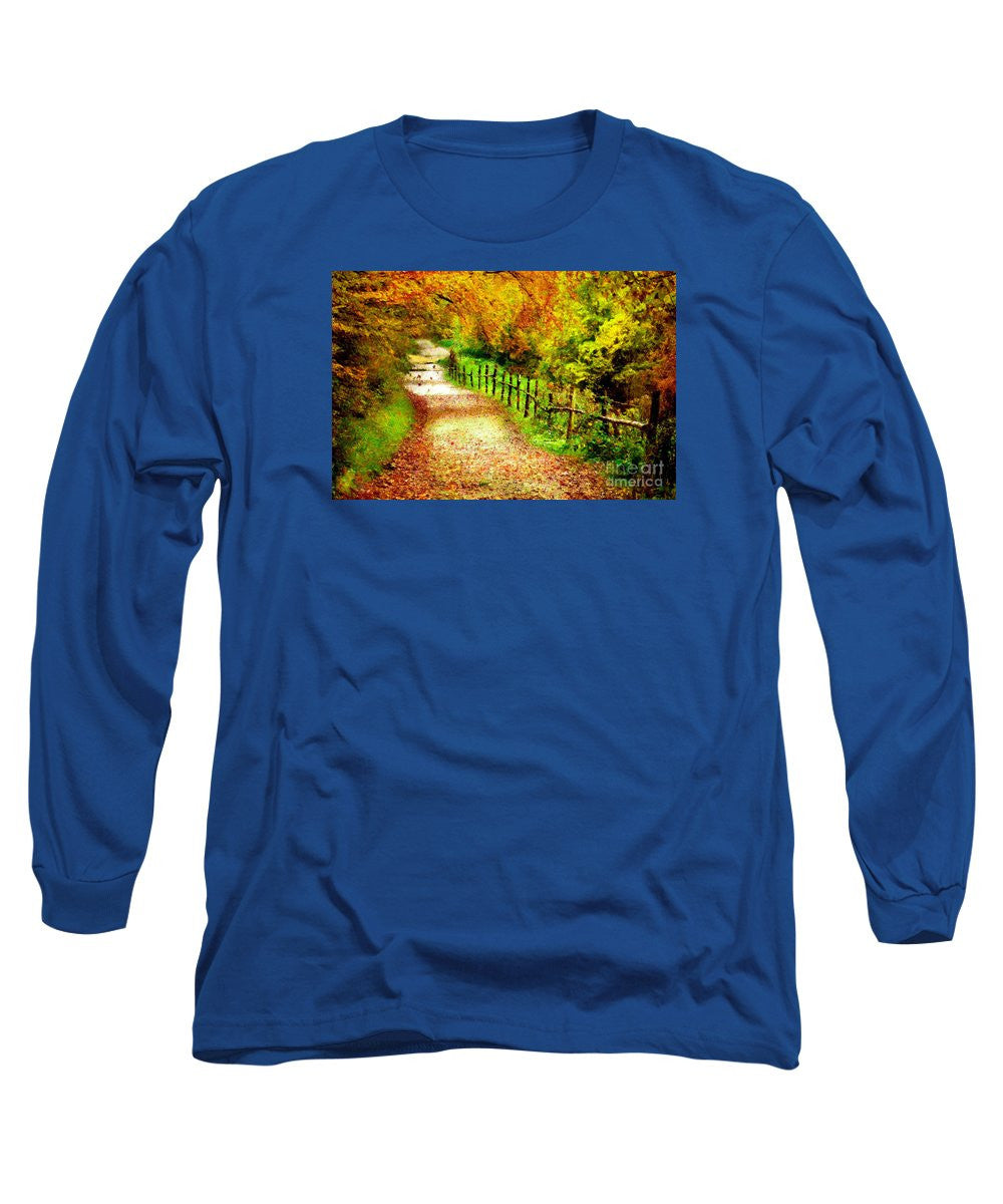 Long Sleeve T-Shirt - Abstract Landscape 0746