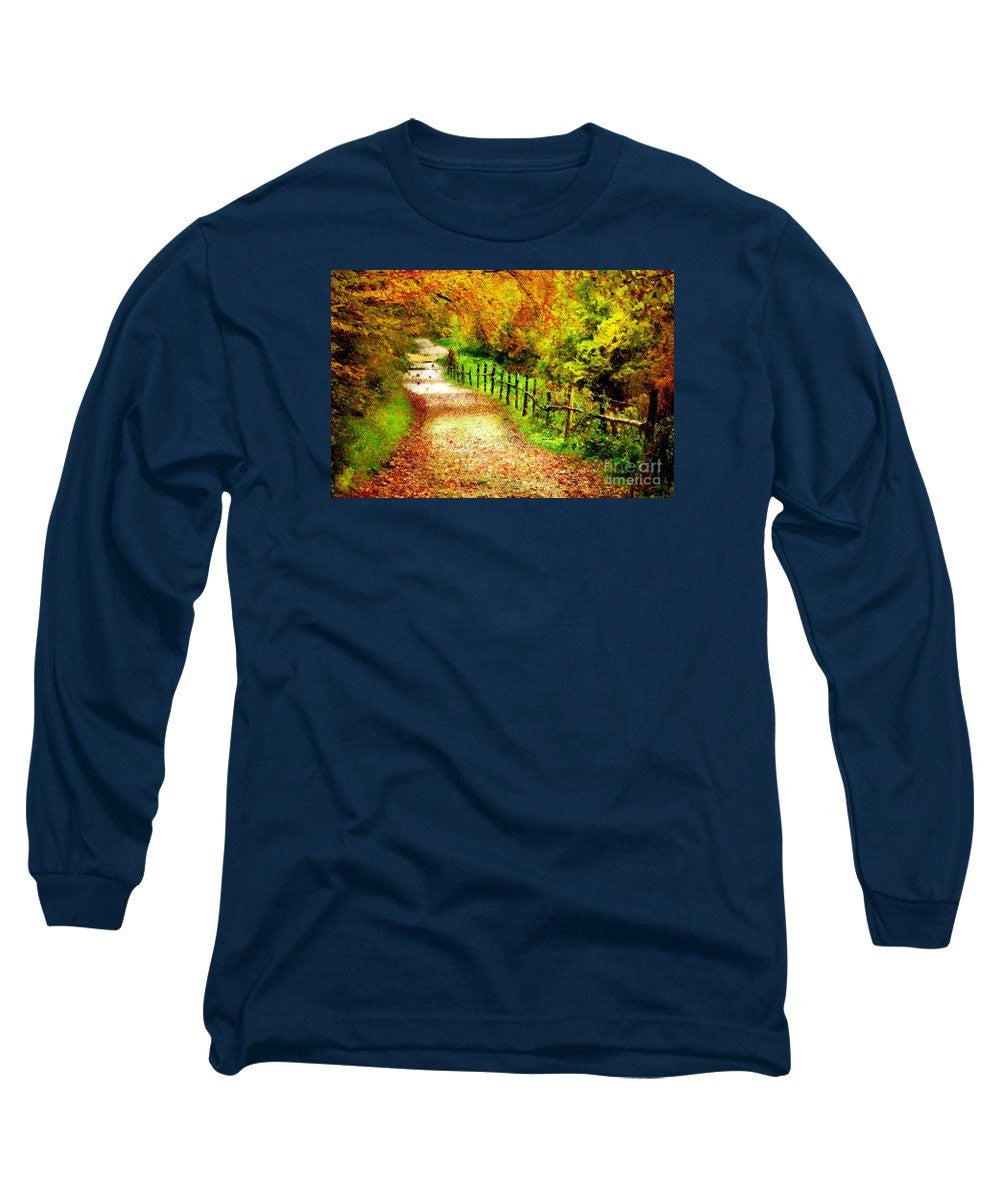 Long Sleeve T-Shirt - Abstract Landscape 0746