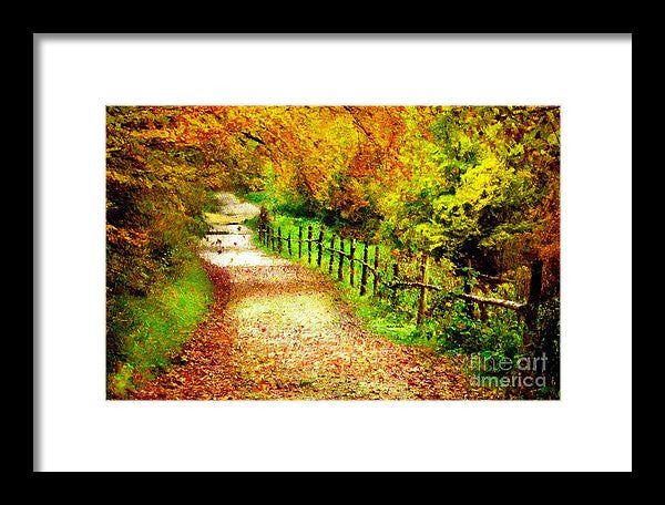 Framed Print - Abstract Landscape 0746