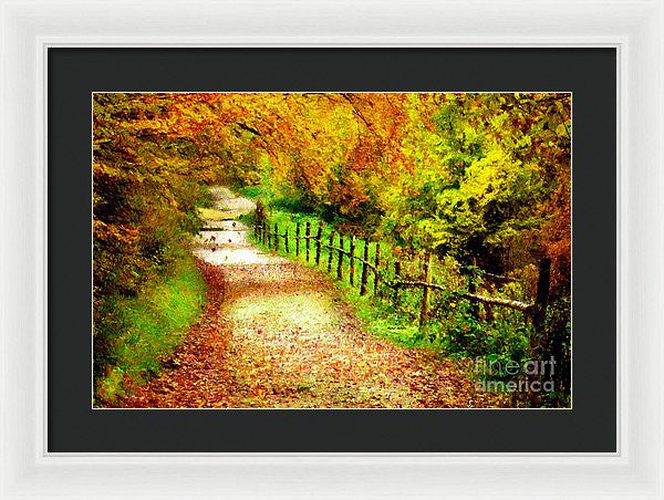 Framed Print - Abstract Landscape 0746