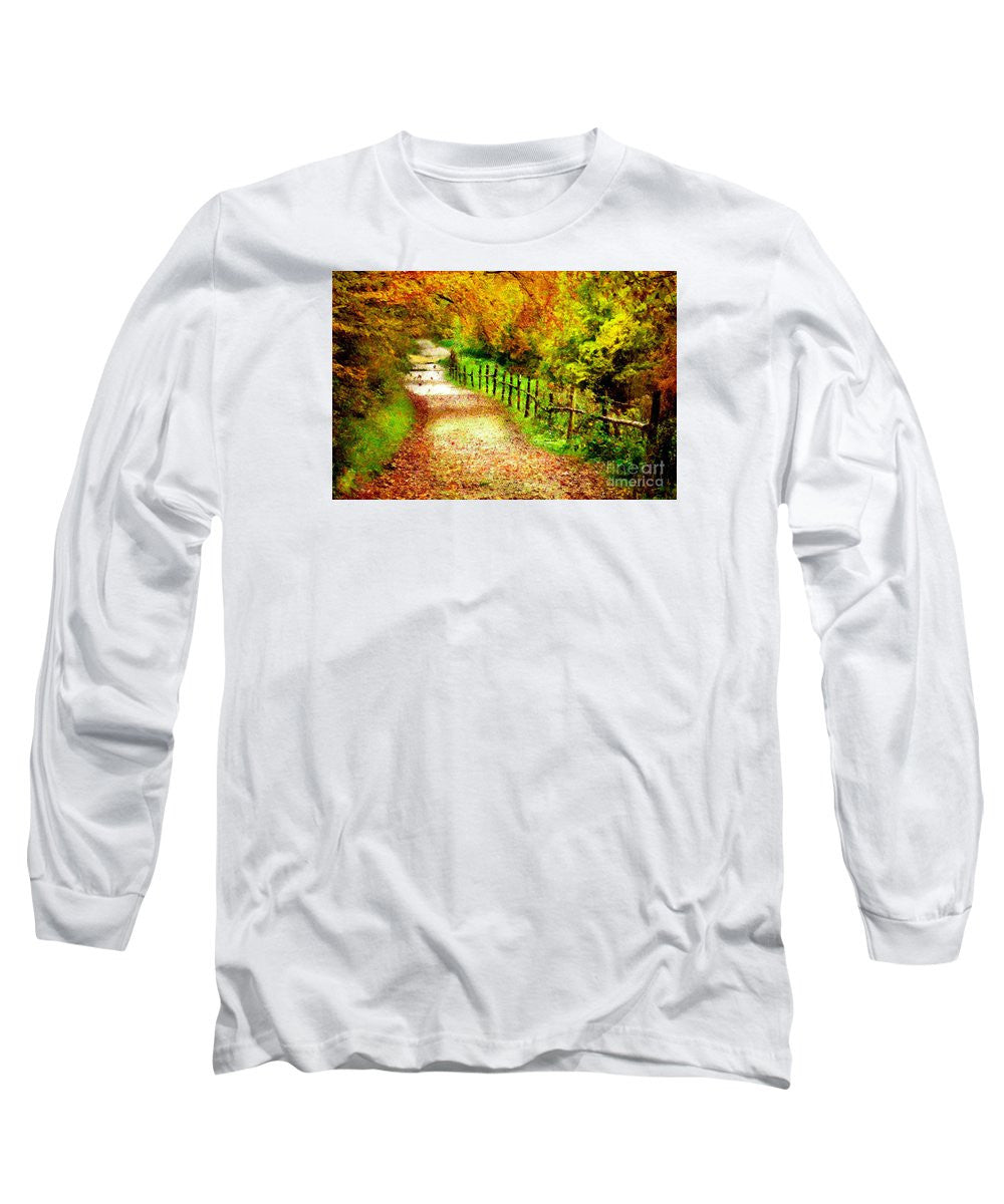 Long Sleeve T-Shirt - Abstract Landscape 0746