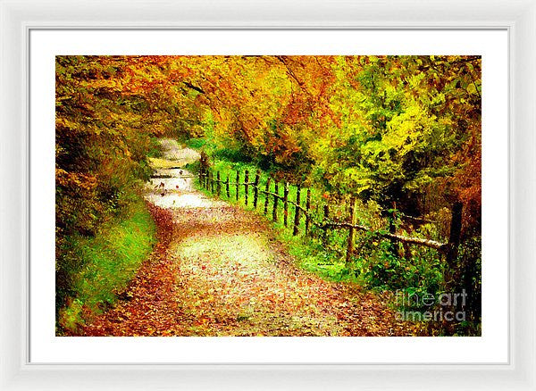 Framed Print - Abstract Landscape 0746