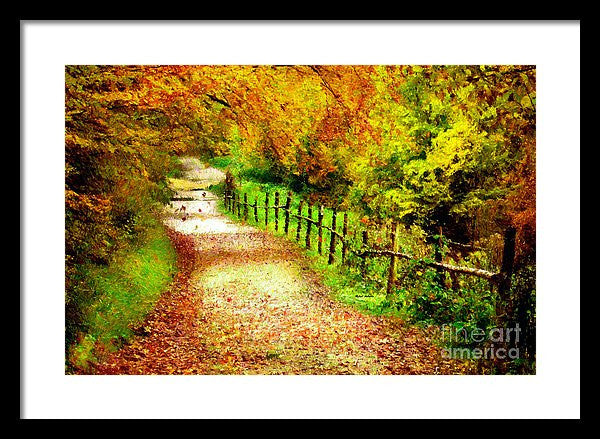 Framed Print - Abstract Landscape 0746