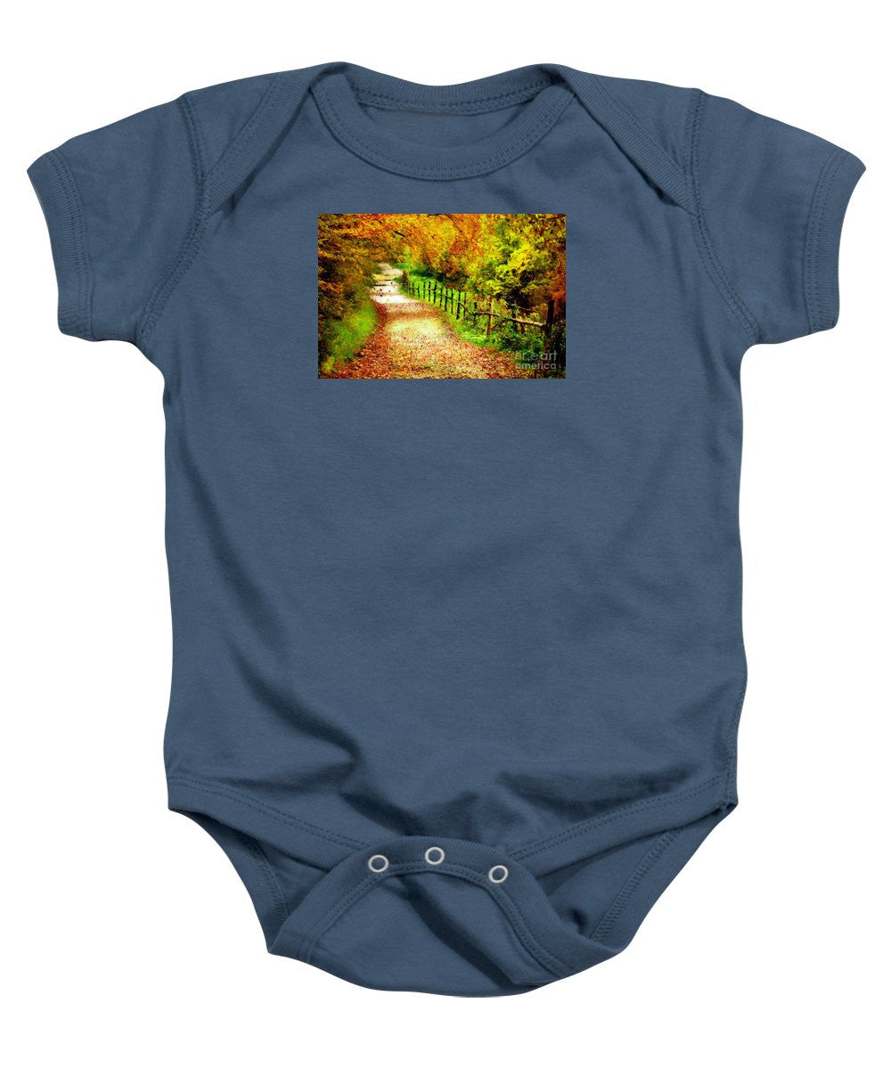 Baby Onesie - Abstract Landscape 0746