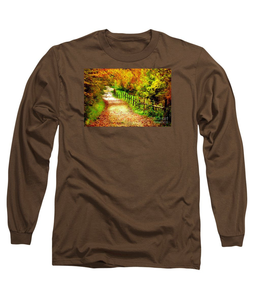 Long Sleeve T-Shirt - Abstract Landscape 0746