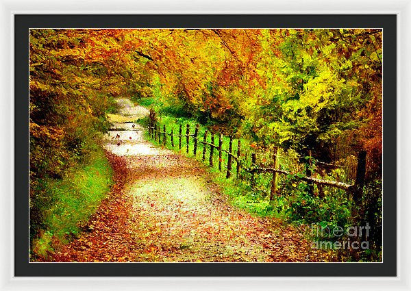 Framed Print - Abstract Landscape 0746