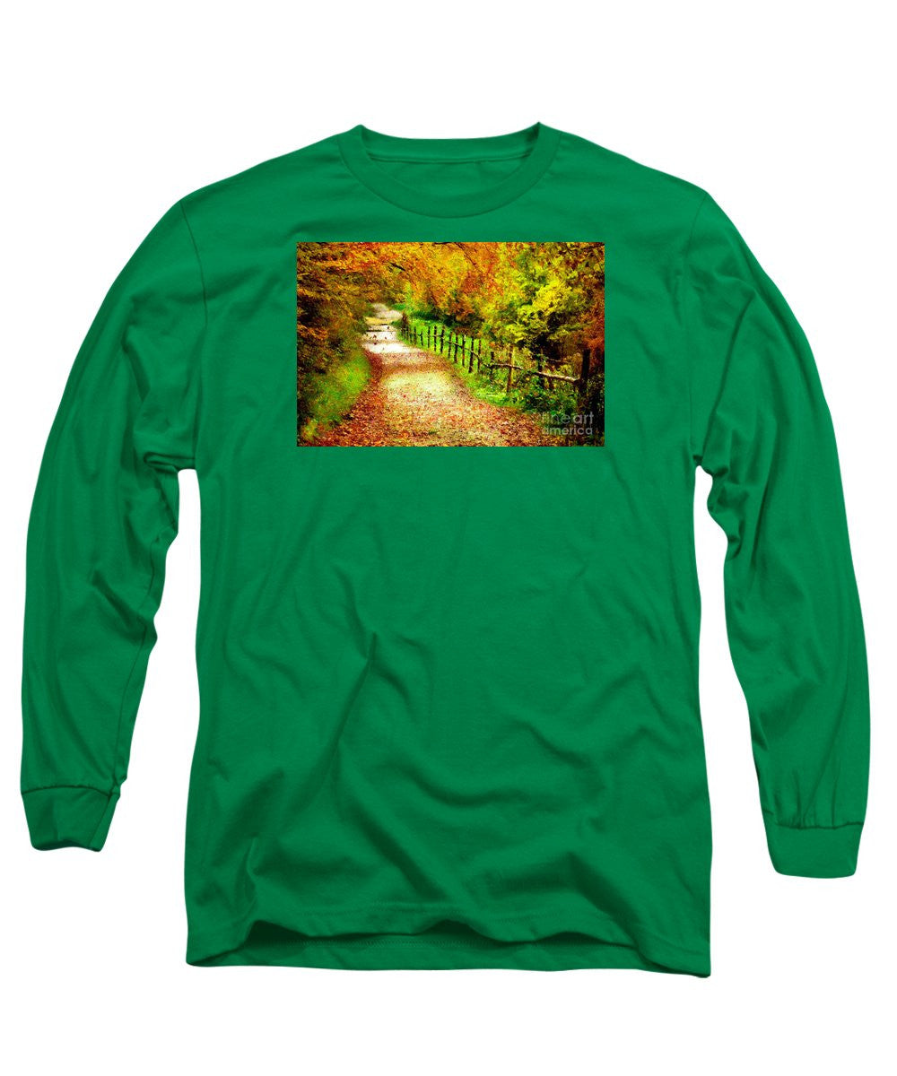 Long Sleeve T-Shirt - Abstract Landscape 0746