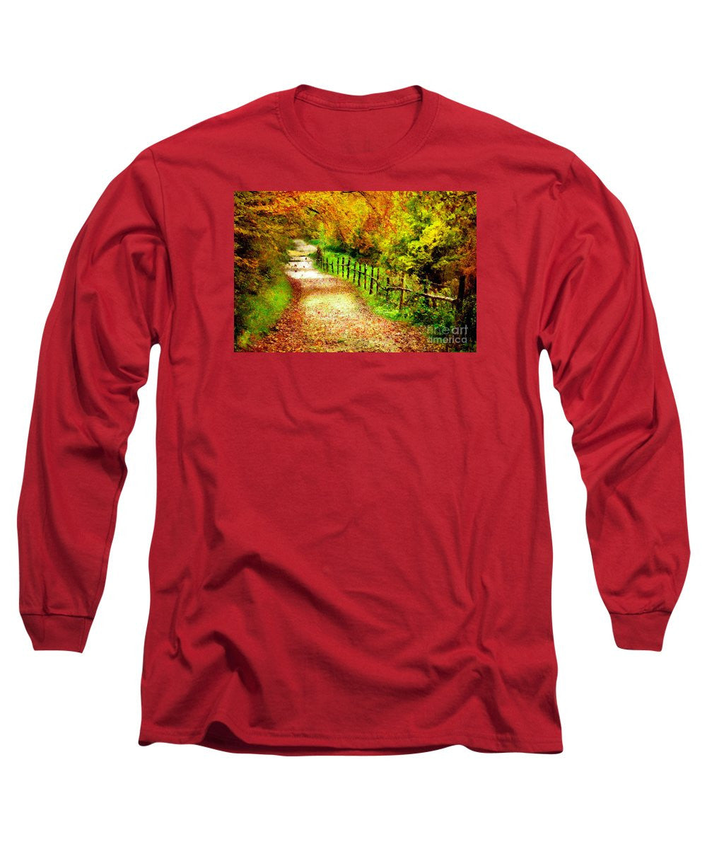 Long Sleeve T-Shirt - Abstract Landscape 0746