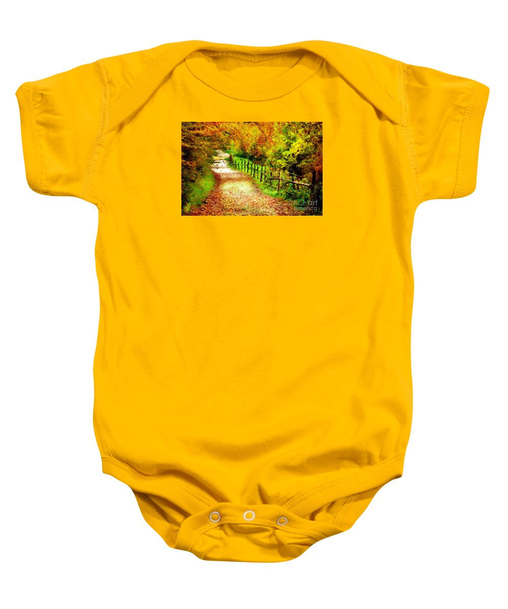 Baby Onesie - Abstract Landscape 0746