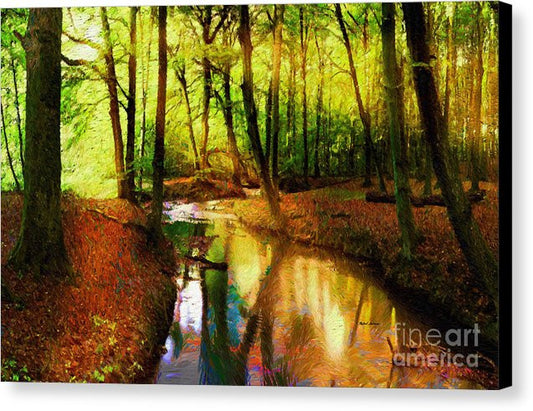 Impression sur toile - Paysage abstrait 0747